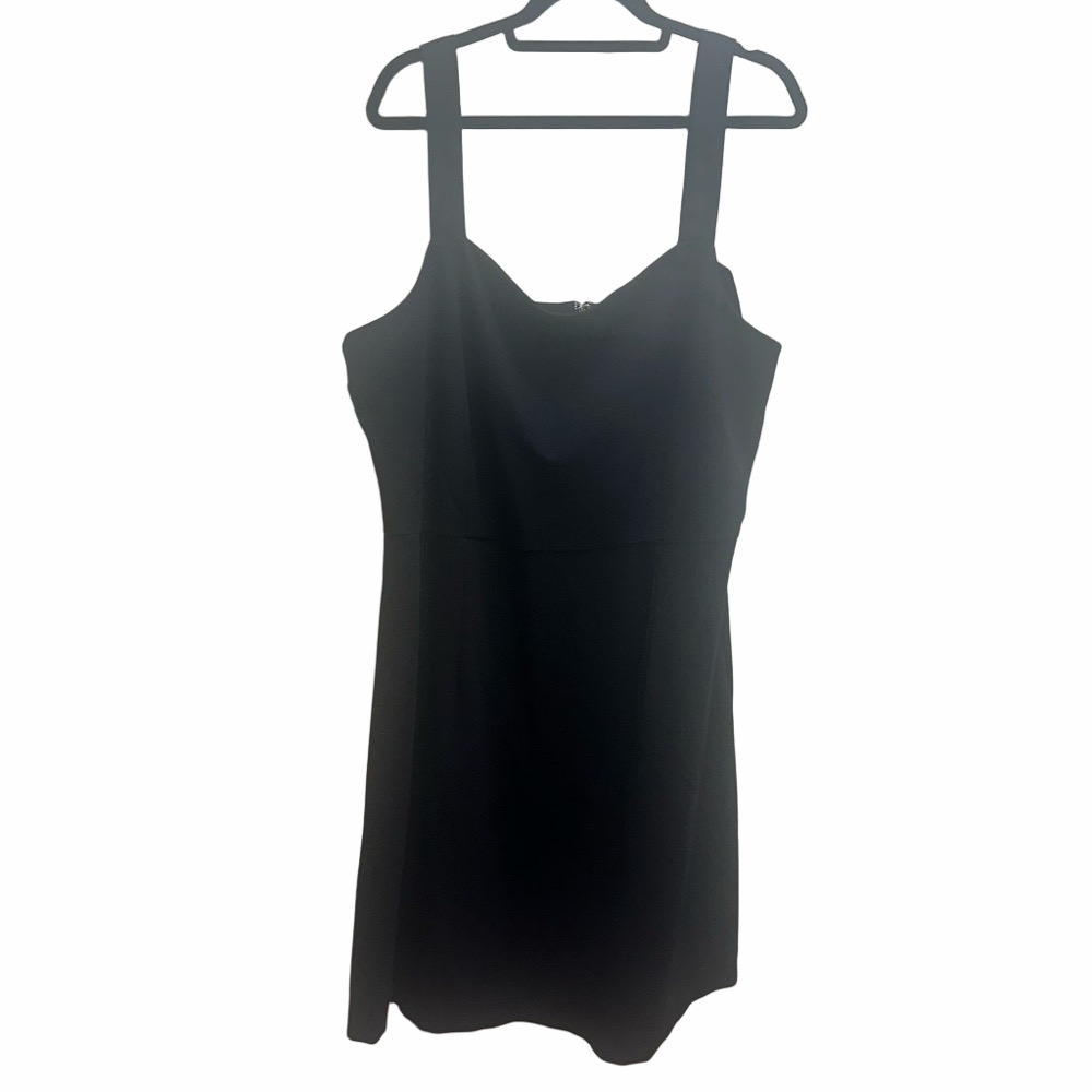 NWT On 34th Women's Plus Size Black Ponte Dress Size 22W